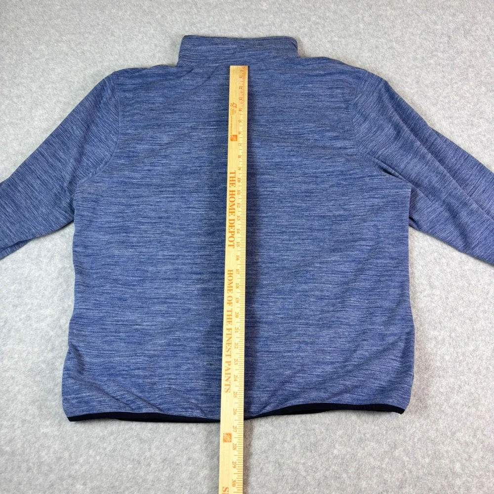 Avalanche Outdoor Supply Co Mens XL Blue Heathered Quarter Zip Pullover‎ Sweater